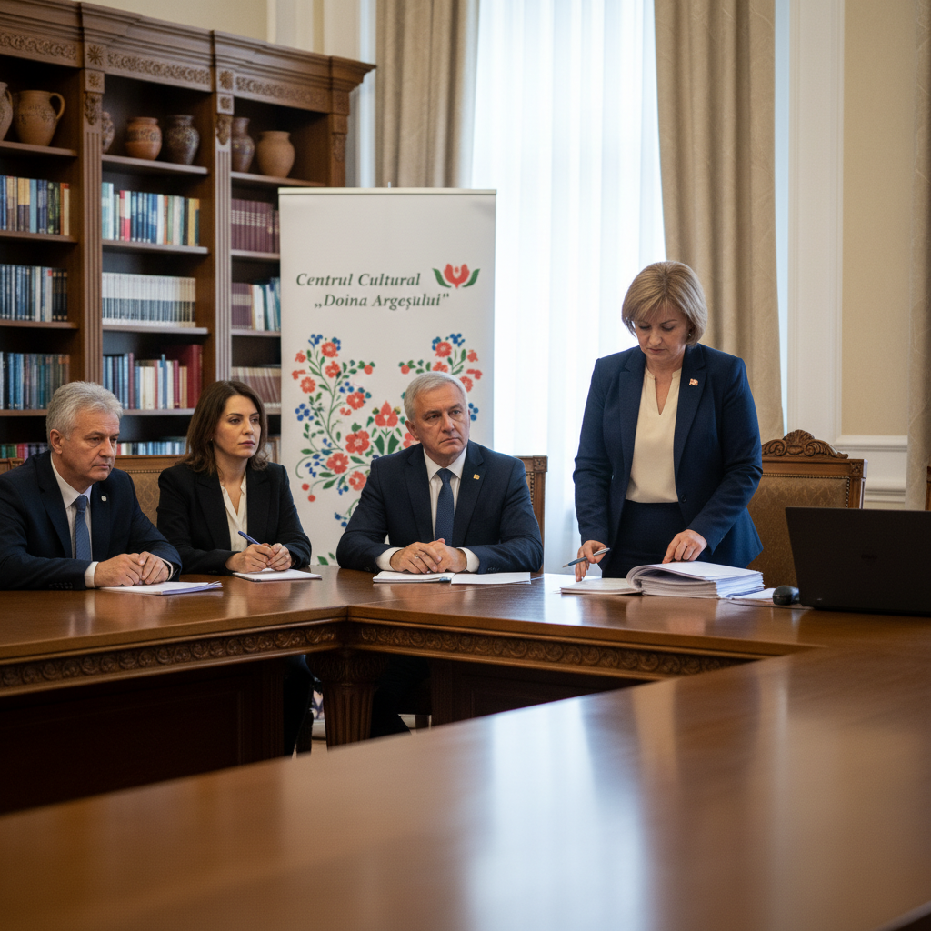 Argentina Culcuș a susținut examenul pentru conducerea Centrului Cultural Doina Argeșului