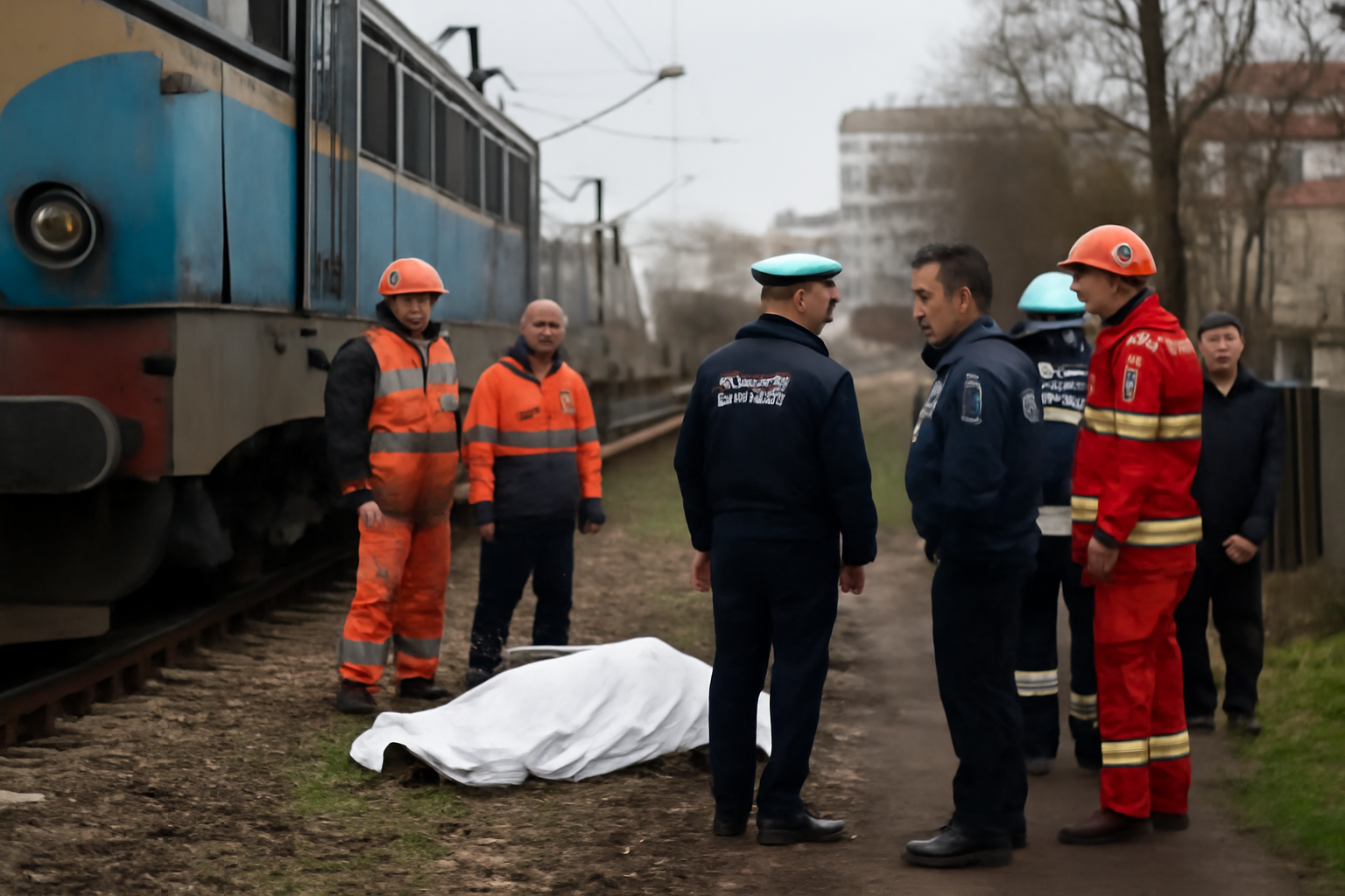Bărbat găsit mort, lovit de tren lângă CNCD