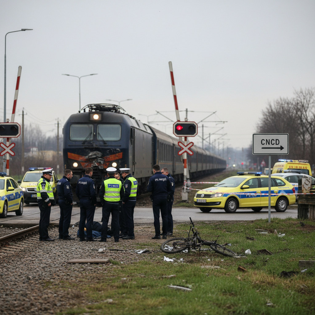 bărbat ucis de tren la CNCD