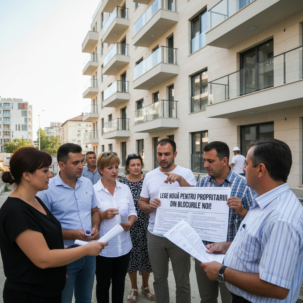 Lege nouă pentru proprietarii de apartamente în blocurile noi din oraș