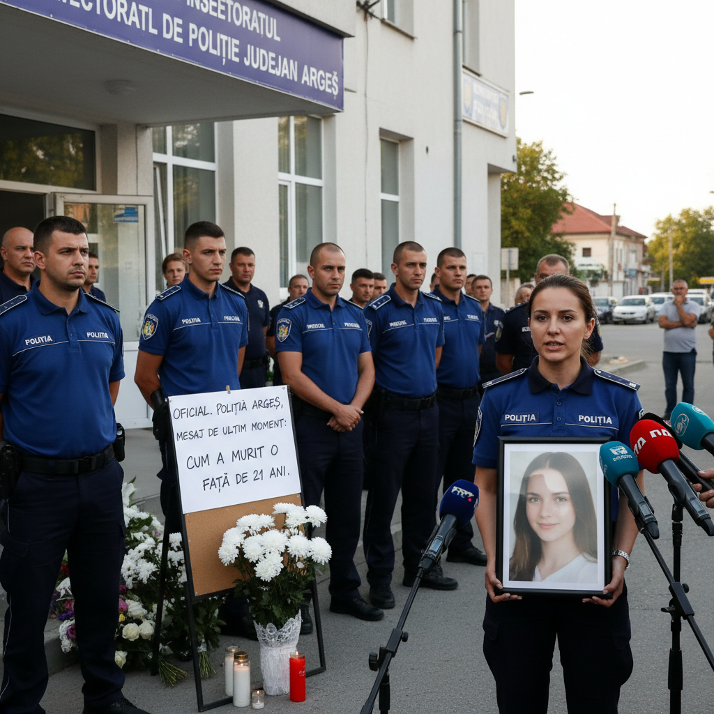Poliția Argeș anunță cauza decesului unei tinere de 21 de ani