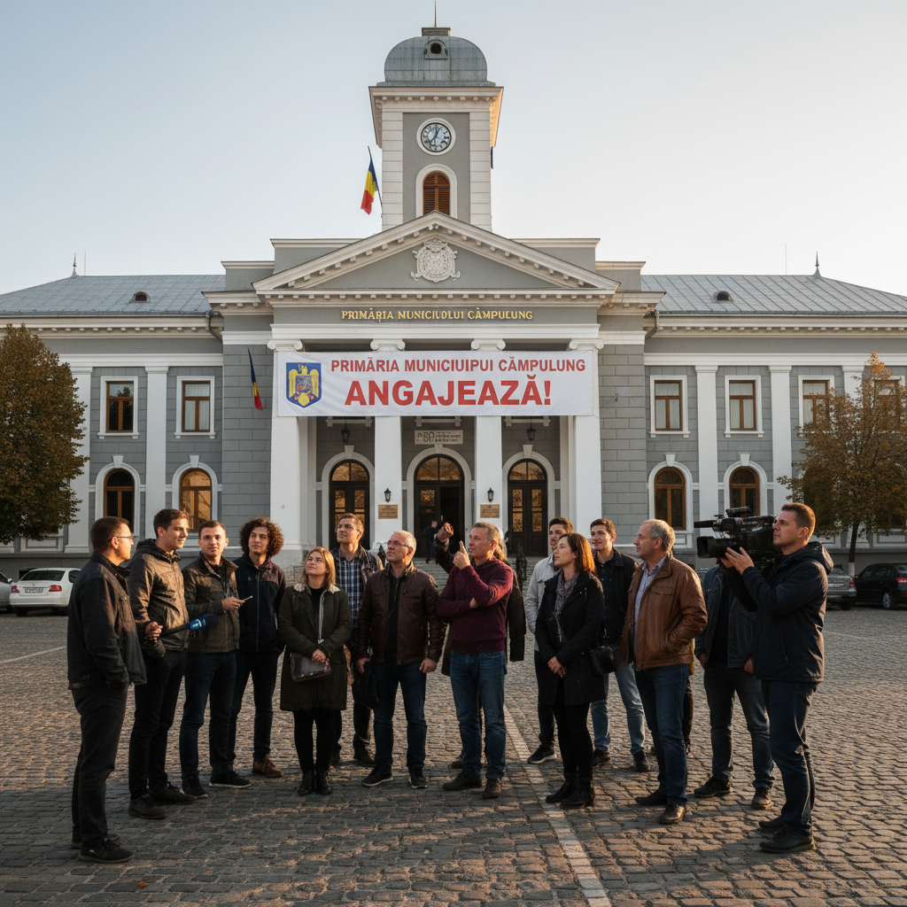 Primăria Municipiului Câmpulung anunță noi locuri de muncă disponibile!