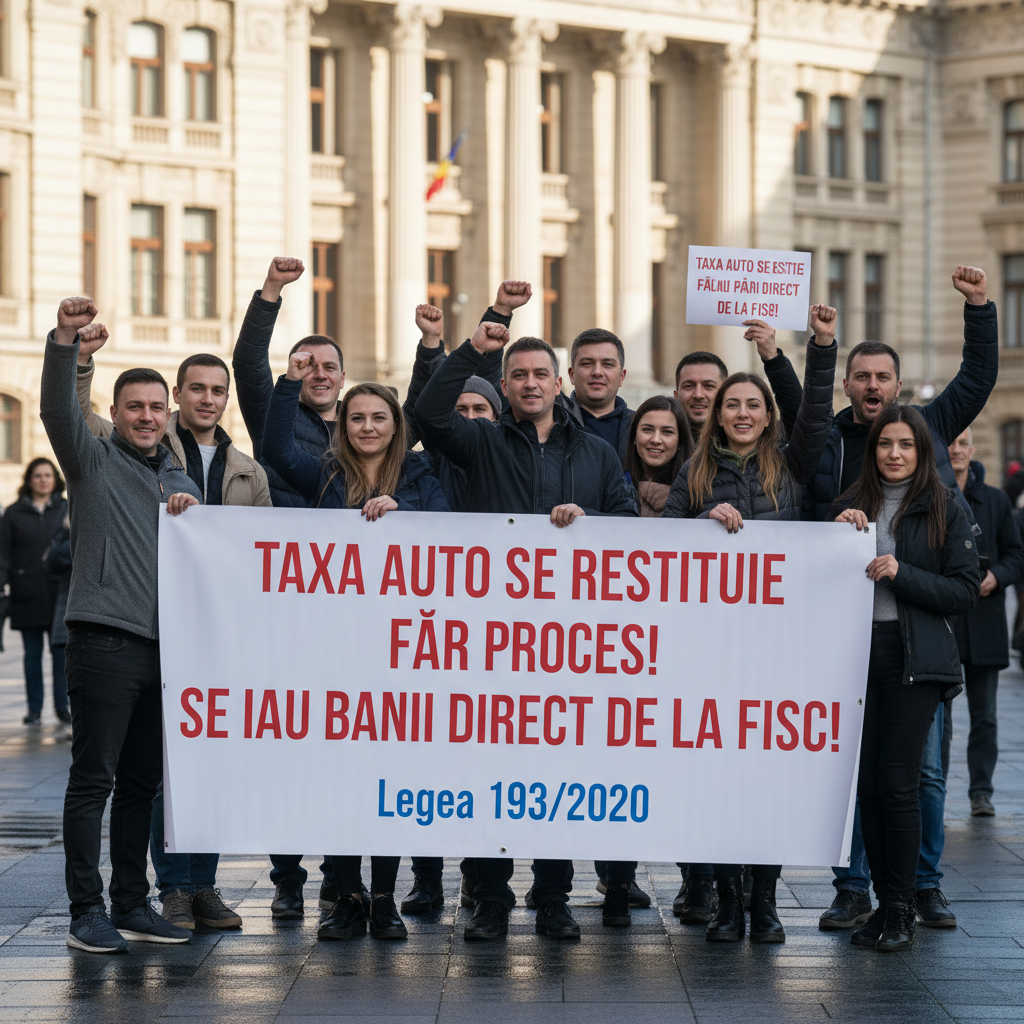 Taxa auto se restituie direct de la Fisc, fără proces! Iată cum poți recupera banii rapid