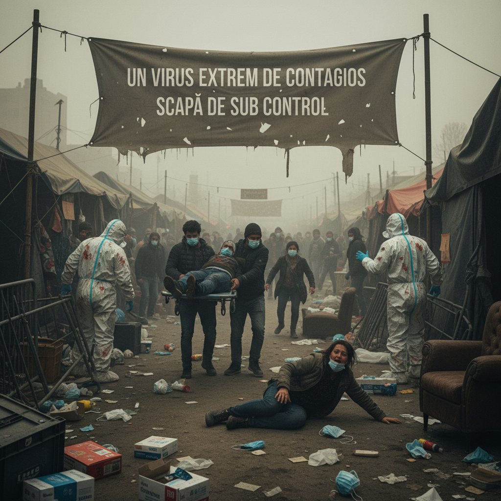 Virus extrem de contagios scapă de sub control în comunitatea locală